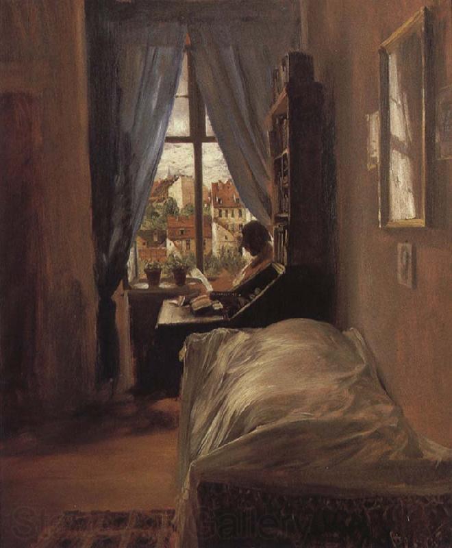 Adolph von Menzel The Artist-s Bedroom in the Ritterstrabe